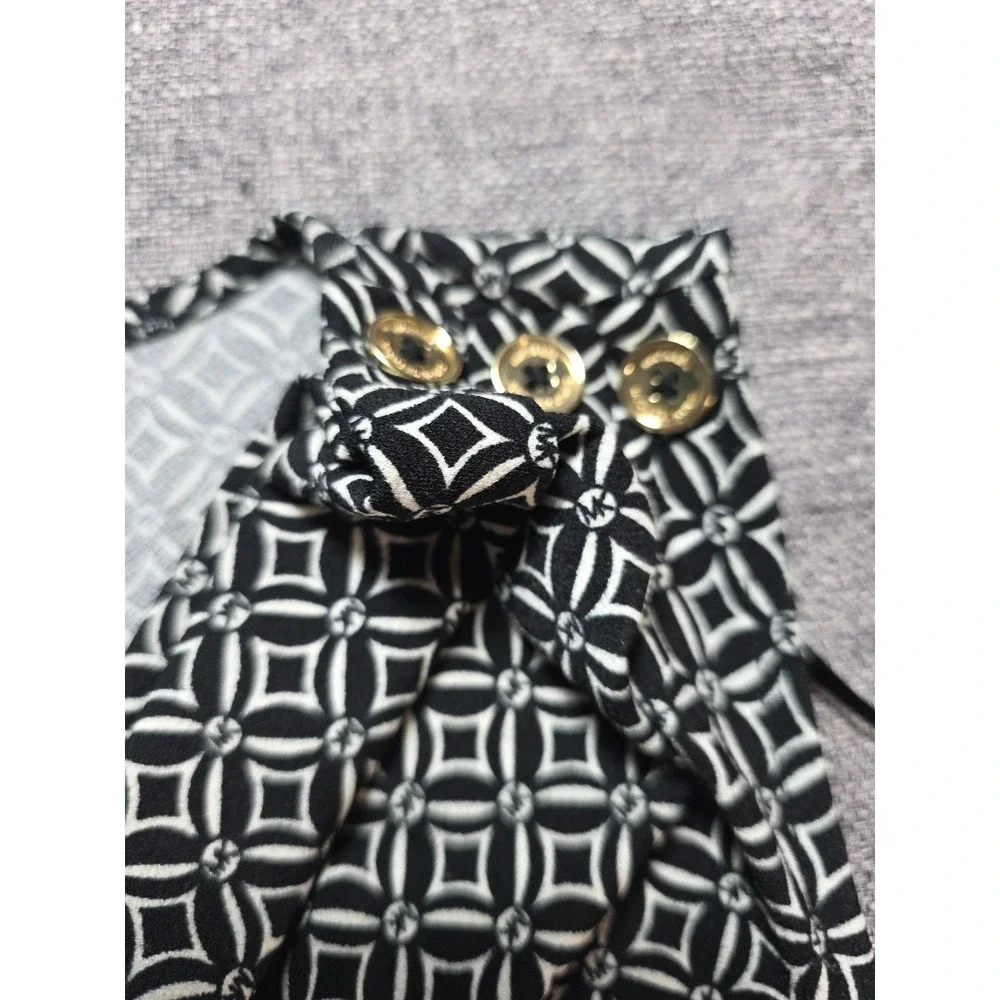 Michael Kors Womens Medium Tank Top Geometric Shapes MK